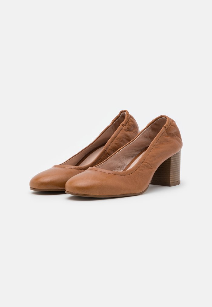 Talons Anna Field Block heel Slip on Marron Femme | OND-3402541